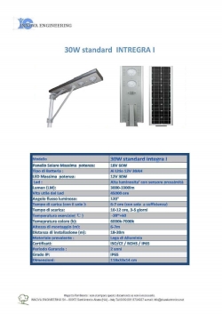 mod. INTEGRA I 30W Led standard